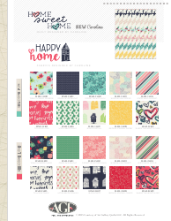 Happy Home Quilt Pattern, Page 2