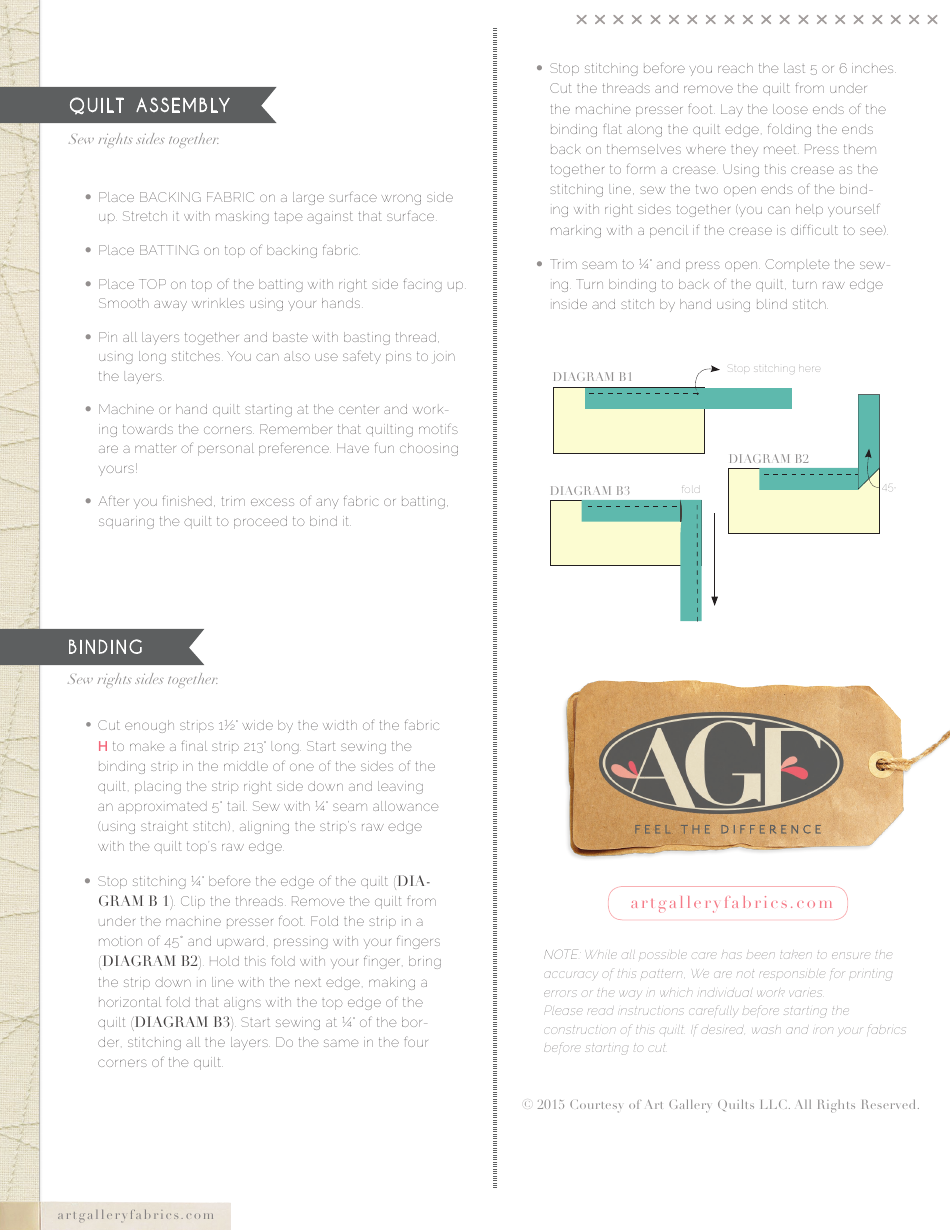 Happy Home Quilt Pattern, Page 4