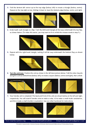 Origami Paper Sonobe Unit, Page 2