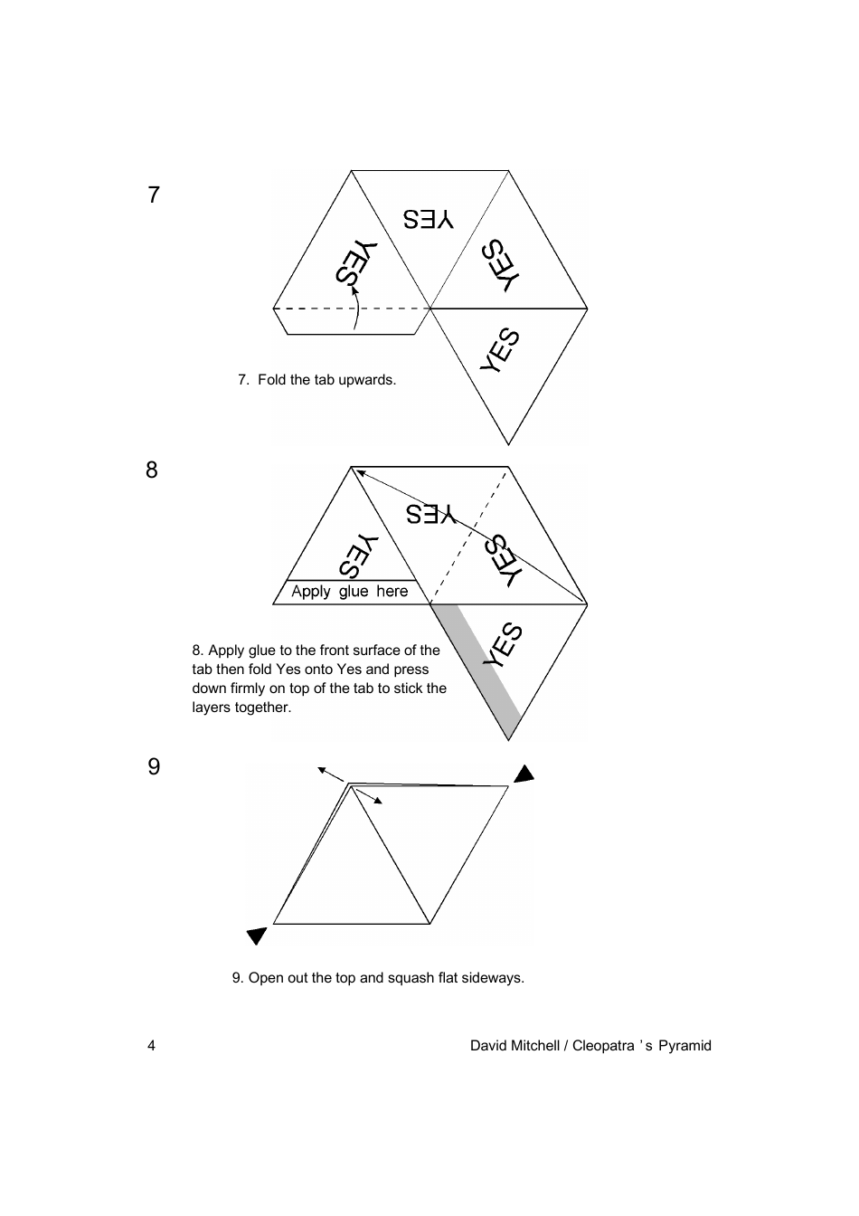 Origami Cleopatras Pyramid Guide, Page 4