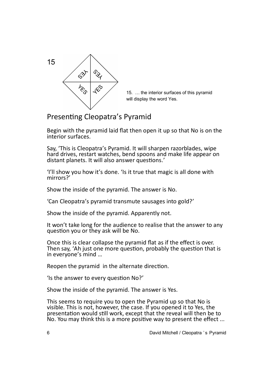 Origami Cleopatras Pyramid Guide, Page 6