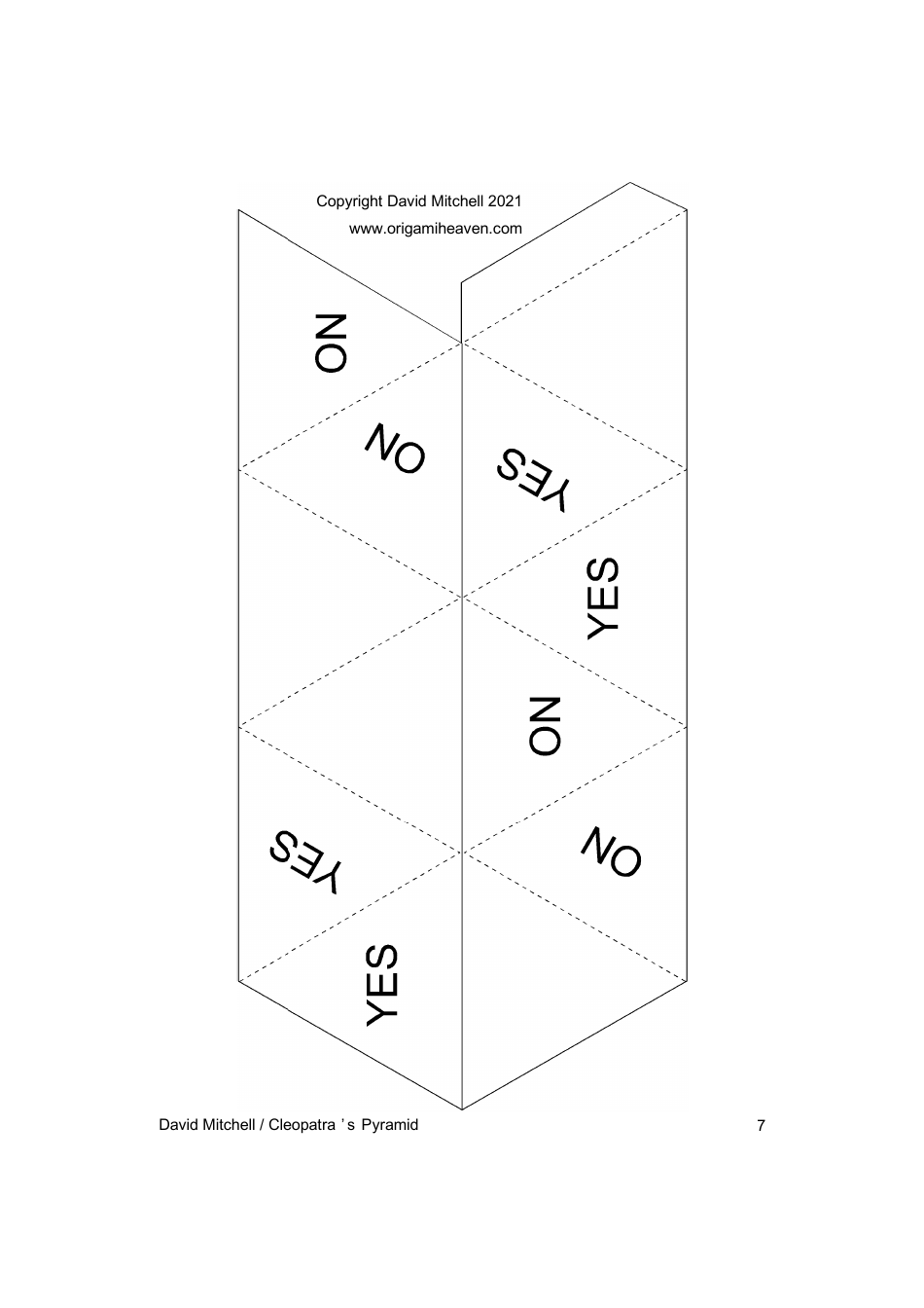Origami Cleopatras Pyramid Guide, Page 7