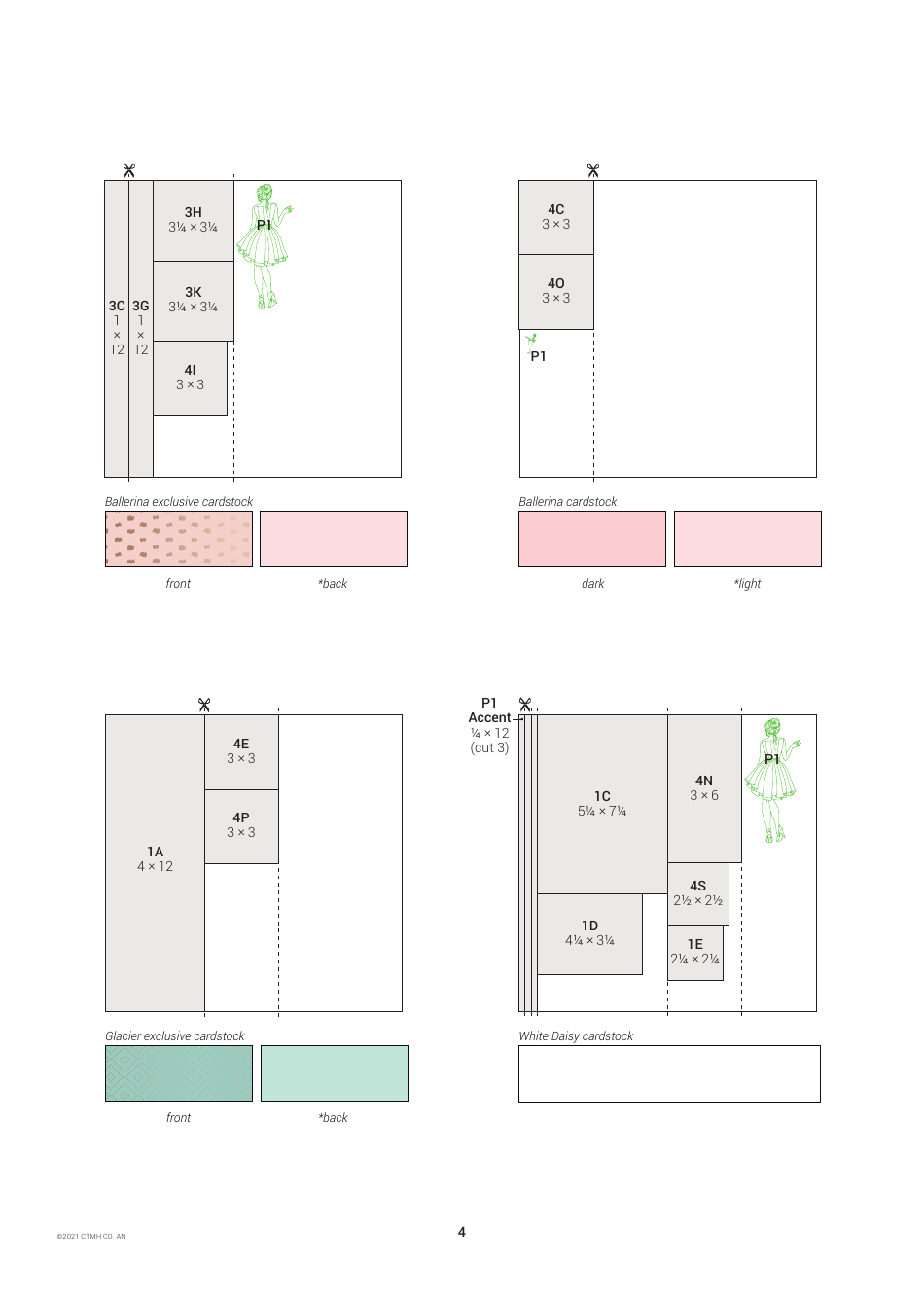 Party Girl Scrapbooking Pattern, Page 4