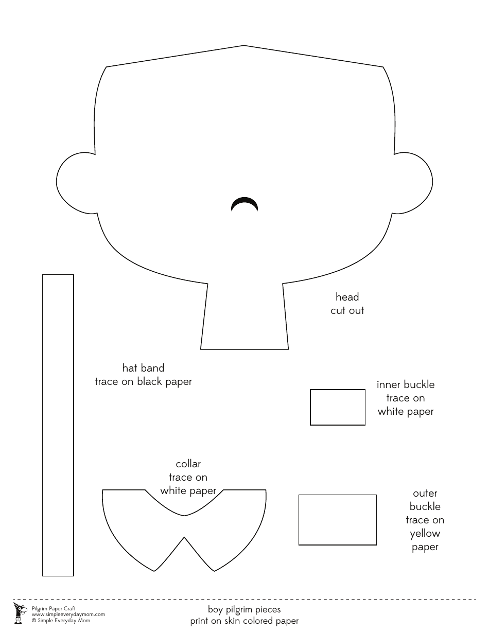 Pilgrim Paper Templates, Page 3