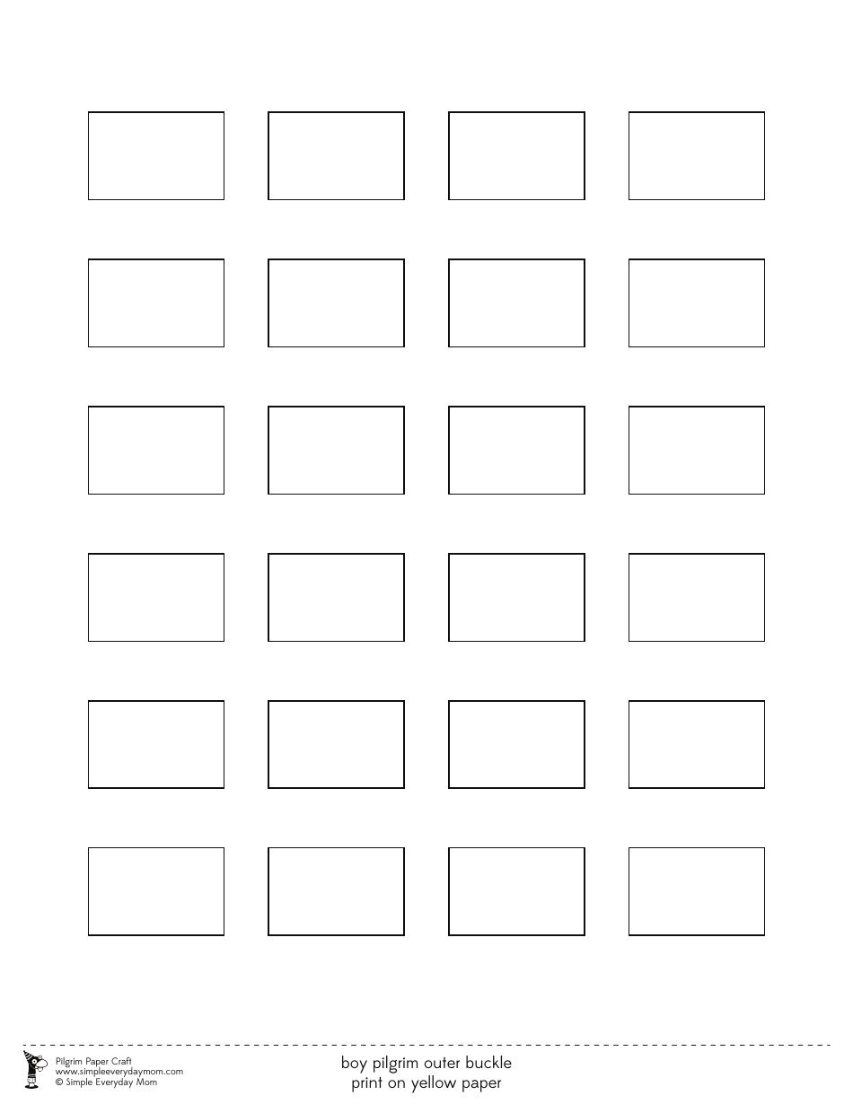 Pilgrim Paper Templates, Page 6