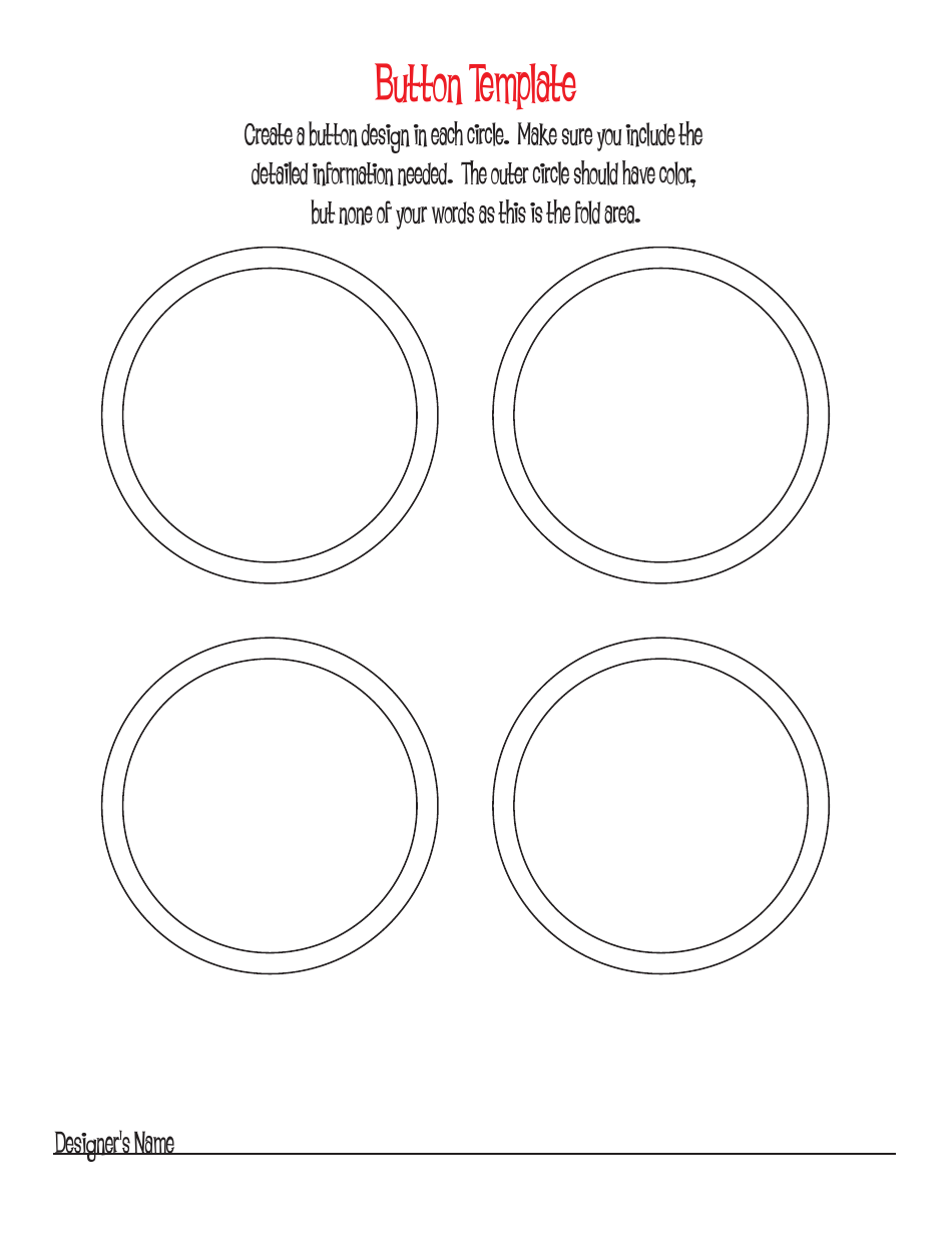 Button Templates - Four, Page 1