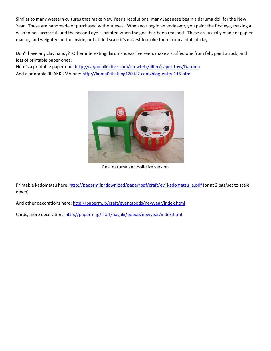 13 Doll New Years Outfit Sewing Pattern Templates, Page 4