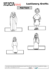 Bible Character Finger Puppet Templates, Page 2