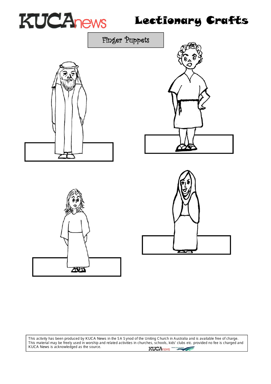 Bible Character Finger Puppet Templates Download Printable PDF ...