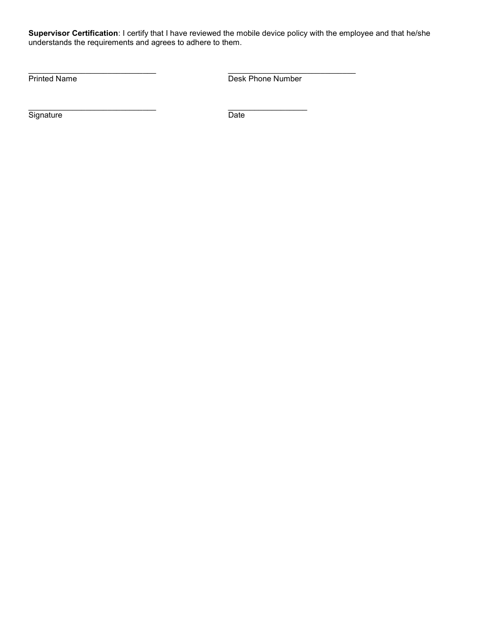 Justification for Acquisition and Use of Mobile Device Request, Page 3