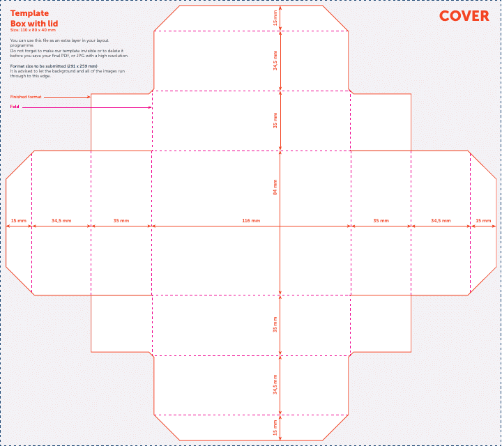 Box With Lid Template