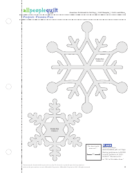 Frozen Fun Quilt Pattern Template, Page 4
