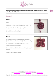 Floral Maze Shawl Crochet Pattern, Page 3