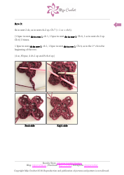 Floral Maze Shawl Crochet Pattern, Page 4