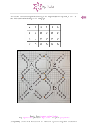 Floral Maze Shawl Crochet Pattern, Page 6