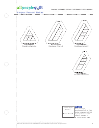 Frosted Flake Quilt Pattern Templates