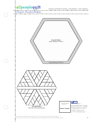 Frosted Flake Quilt Pattern Templates, Page 2