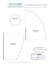 Enduring Legacy Quilt Pattern Template