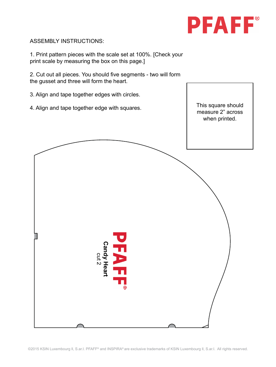 Candy Heart Sewing Pattern Templates, Page 3