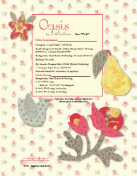 Hexagon Oasis Quilting Pattern Templates, Page 9