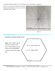 Hexagon Table Topper Quilt Pattern, Page 4