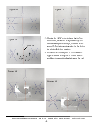 Hexagon Table Topper Quilt Pattern, Page 6