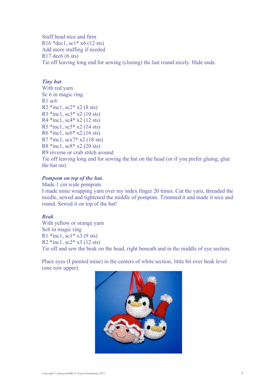 Christmas Ornament Crochet Patterns, Page 3