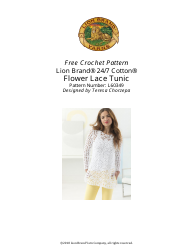 Document preview: Flower Lace Tunic Crochet Pattern