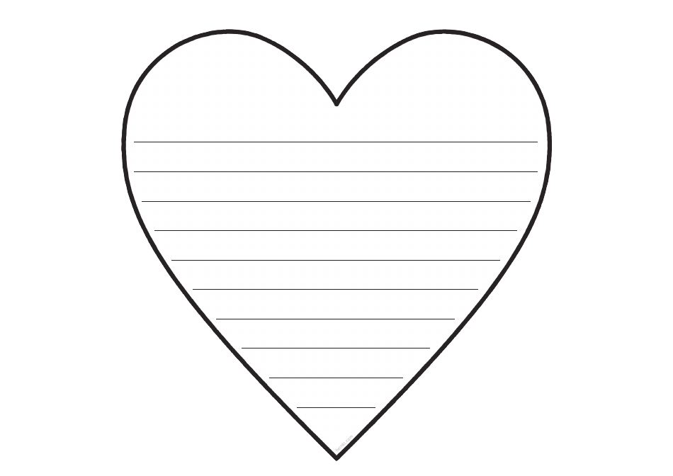 Heart Note Templates Download Printable PDF Templateroller