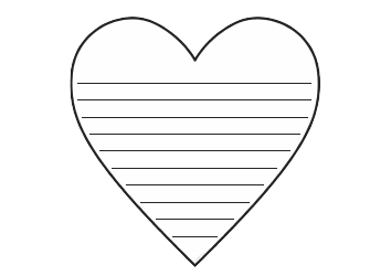 Heart Note Templates