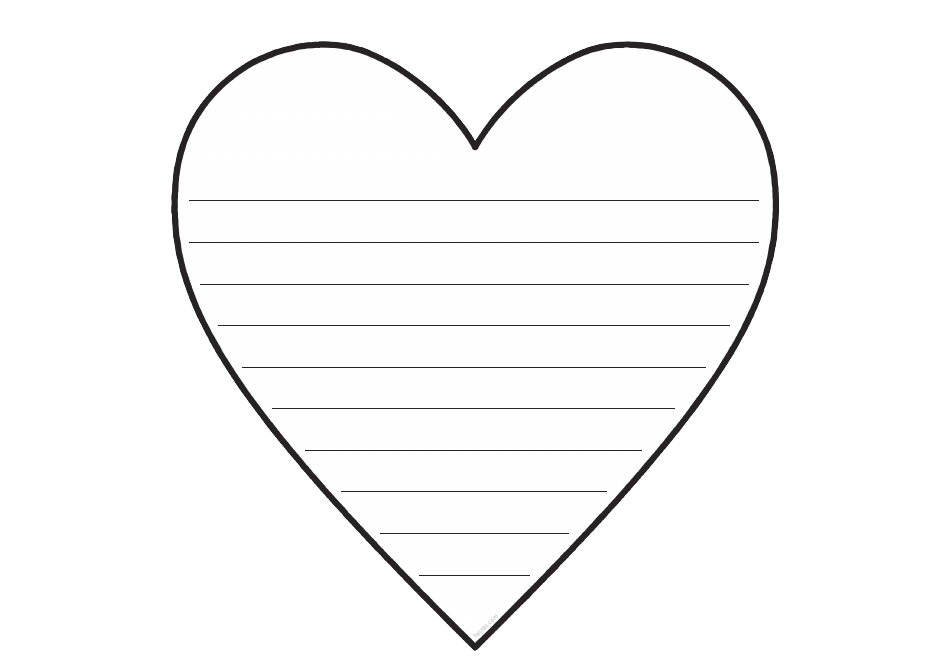 Heart Note Templates, Page 1