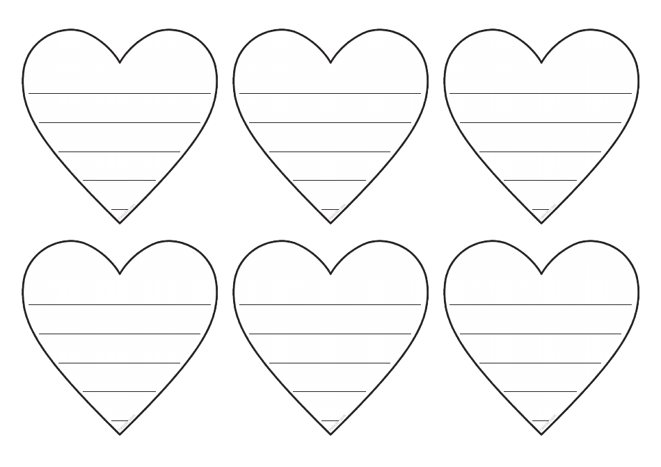 Heart Note Templates, Page 3
