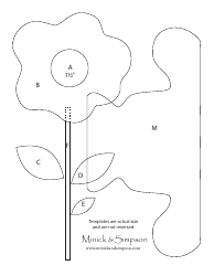 Wool Penny Rug Pattern Templates, Page 3