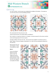 Summer Quilting Pattern, Page 3