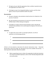 Home Health Agency Emergency Operations Plan - Louisiana, Page 16