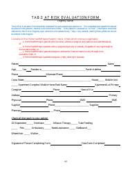 Home Health Agency Emergency Operations Plan - Louisiana, Page 22