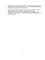 Home Health Agency Emergency Operations Plan - Louisiana, Page 3