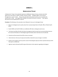 Home Health Agency Emergency Operations Plan - Louisiana, Page 45