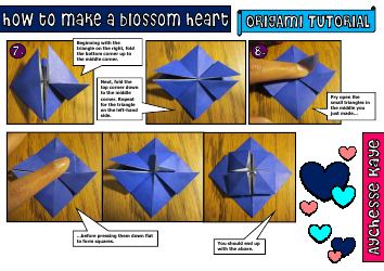 Origami Blossom Heart Guide, Page 3