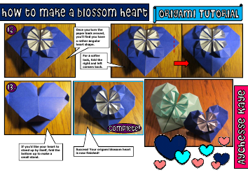 Origami Blossom Heart Guide, Page 5