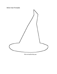 Document preview: Witch Hat Template