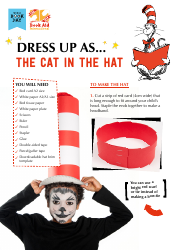 The Cat in the Hat Bow-Tie and Hat Brim Templates