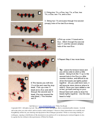 Super Duo Herringbone Bracelet Beading Pattern, Page 2