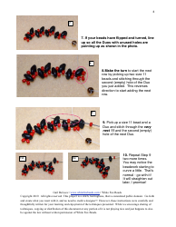 Super Duo Herringbone Bracelet Beading Pattern, Page 3