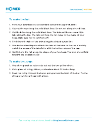 Mail Hat Template, Page 2