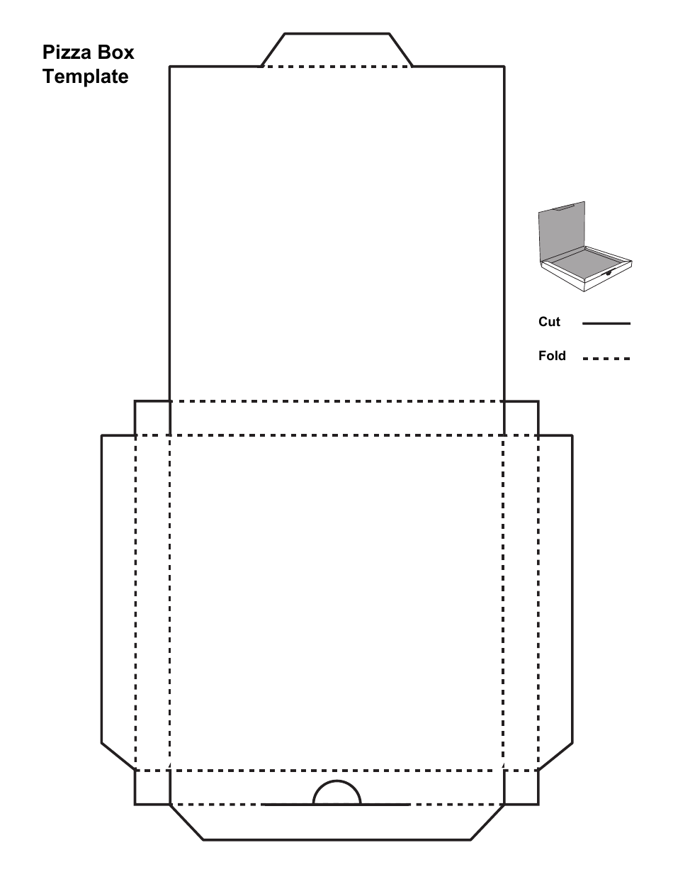 Pizza Box Template, Page 1