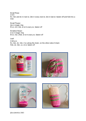 Mini Frida Hand Sanitizer Holder Crochet Pattern, Page 3
