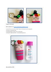 Mini Frida Hand Sanitizer Holder Crochet Pattern, Page 5