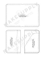 Front Pocket Card Wallet Template, Page 2