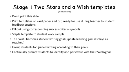 Document preview: Two Stars and a Wish Templates